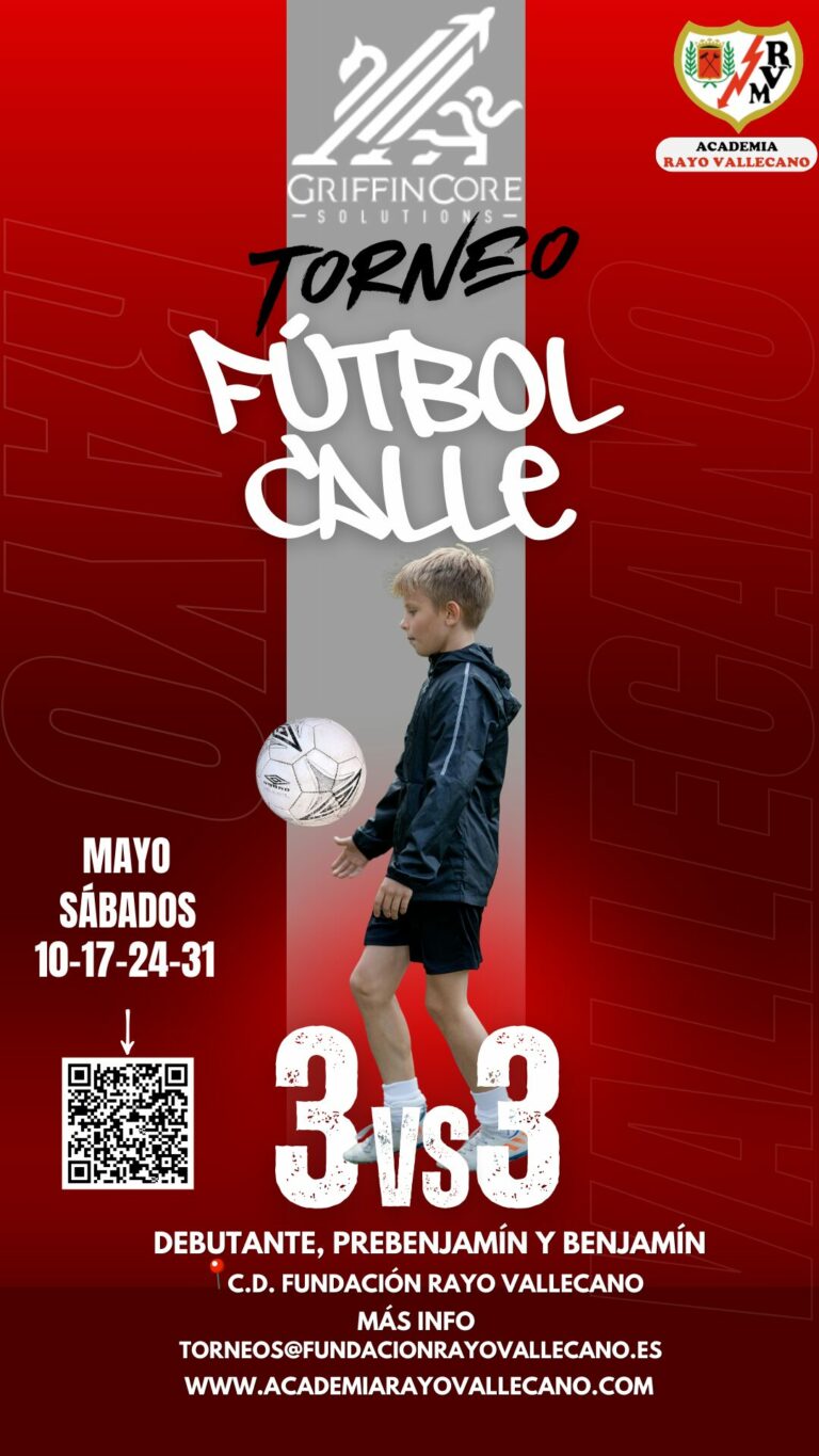 🏆 ¡Inscripciones abiertas para el Torneo Griffincore de Fútbol Calle 3vs3!⚽